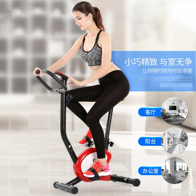 动感单车家用女式宿舍室内织带健身车健身器材闪电客脚踏运动自行车 动感单车家用女式宿舍室内织带健身车健身器材闪电客脚踏运动自行车
